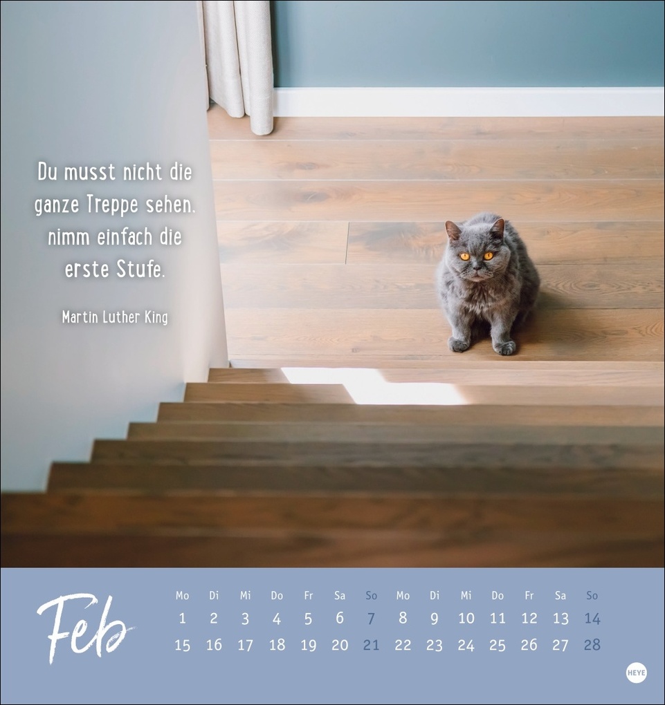 Weitere Ansicht: Never give up! Postkartenkalender 2027 - Durchhalten. Denn alles wird gut.