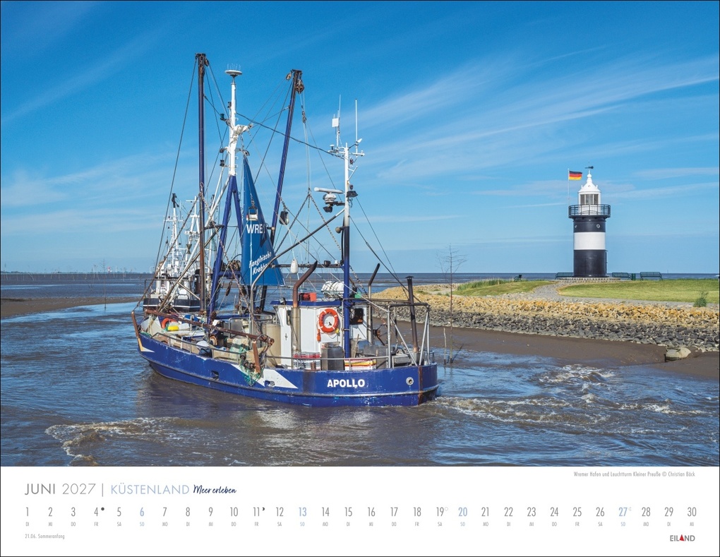 Weitere Ansicht: Küstenland Kalender 2027 - Meer erleben