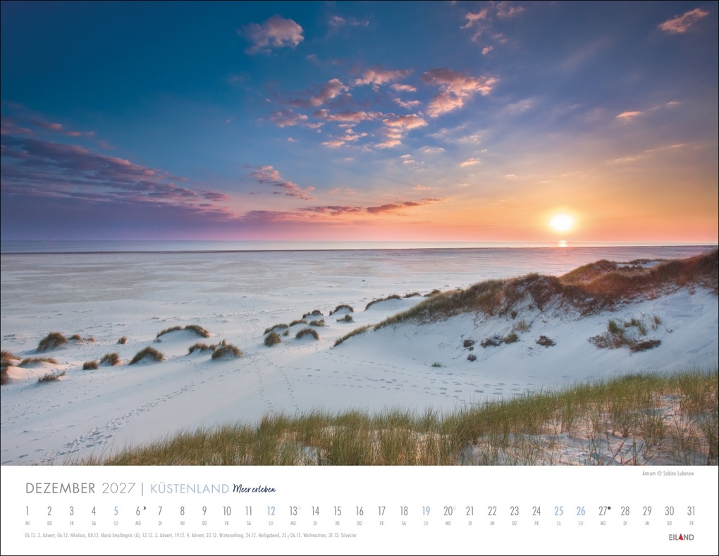 Weitere Ansicht: Küstenland Kalender 2027 - Meer erleben