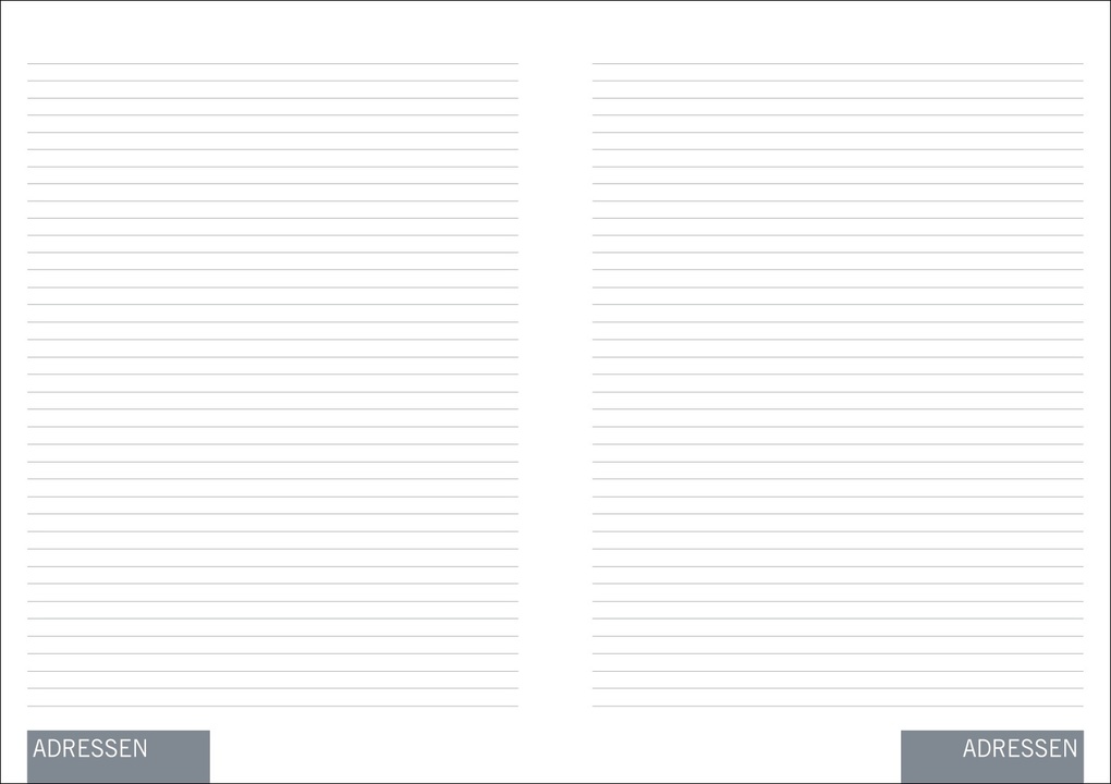 Weitere Ansicht: times&more Kalenderbuch schwarz 2027