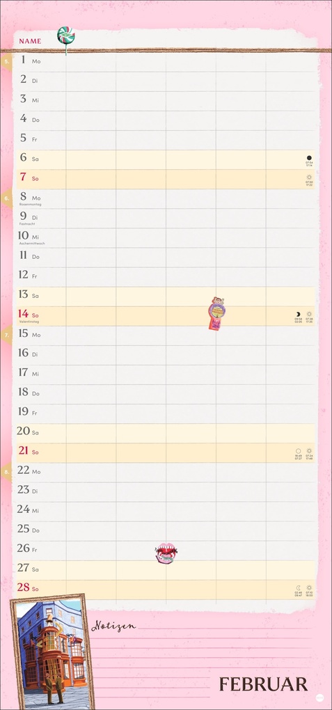 Weitere Ansicht: Harry Potter Familienplaner 2027