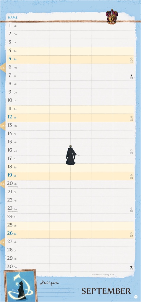 Weitere Ansicht: Harry Potter Familienplaner 2027