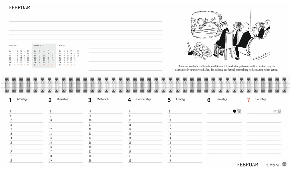 Weitere Ansicht: Loriot Büroplaner 2027 | Loriot