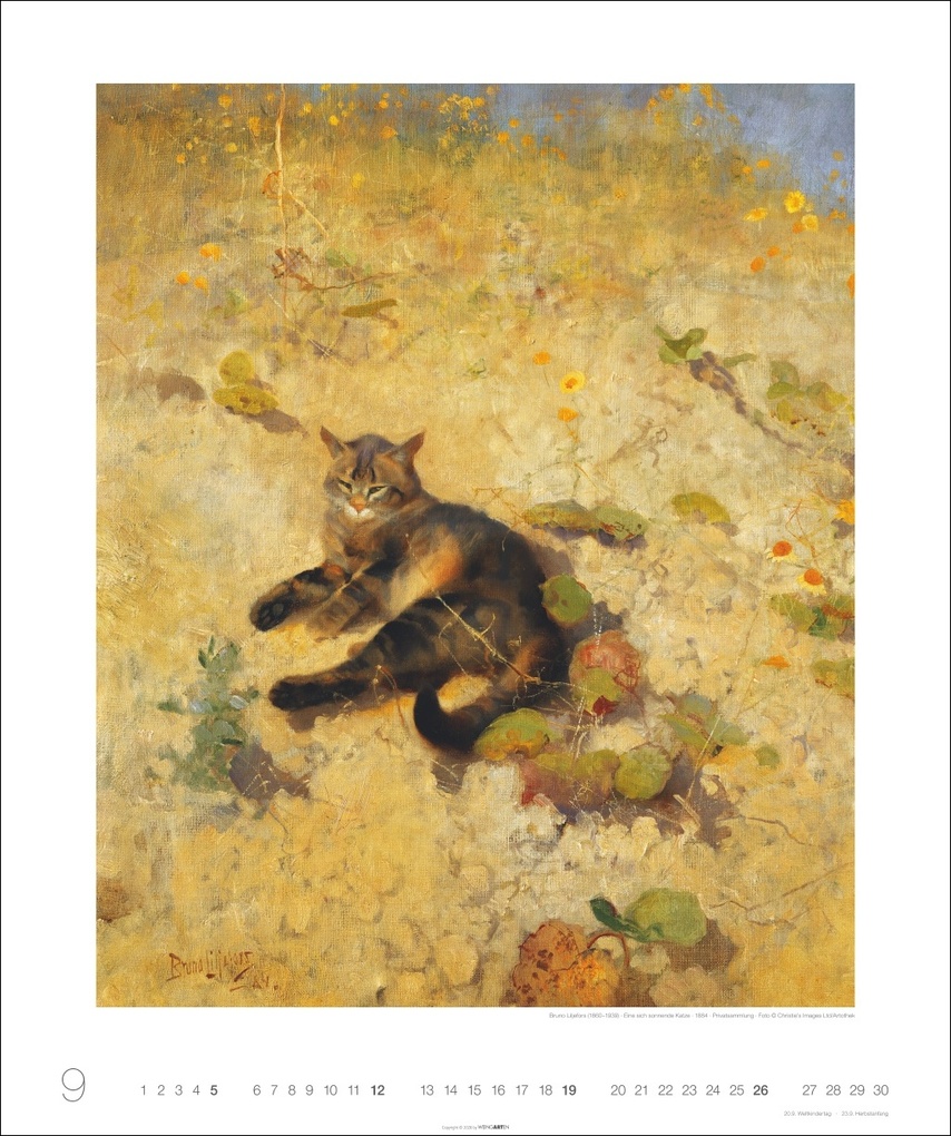 Weitere Ansicht: Katzen in der Kunst Edition Kalender 2027 | Franz Marc, Paula Modersohn-Becker, Suzanne Valadon
