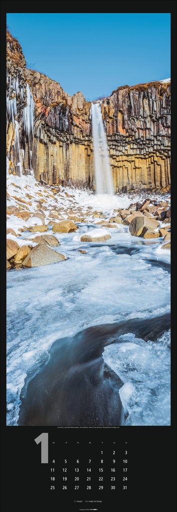 Weitere Ansicht: Wasserfälle Kalender 2027