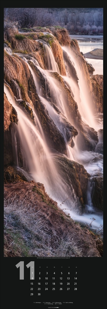 Weitere Ansicht: Wasserfälle Kalender 2027