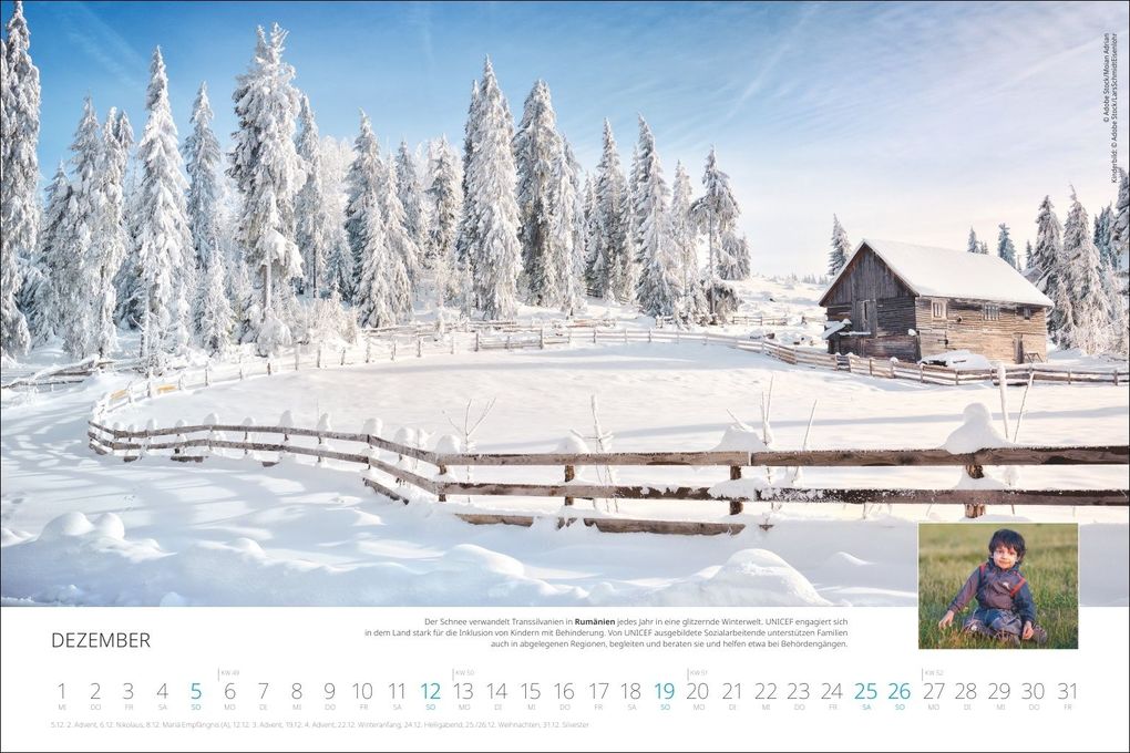 Weitere Ansicht: Unicef Posterkalender 2027