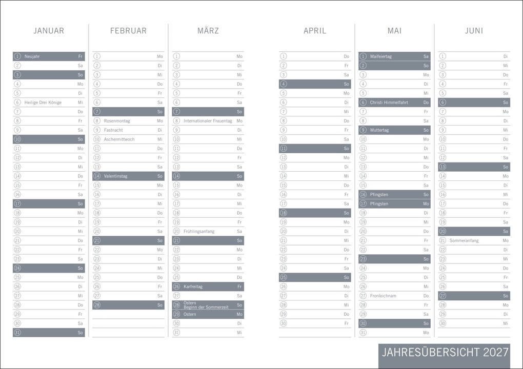 Weitere Ansicht: times&more Petrol Kalenderbuch 2027