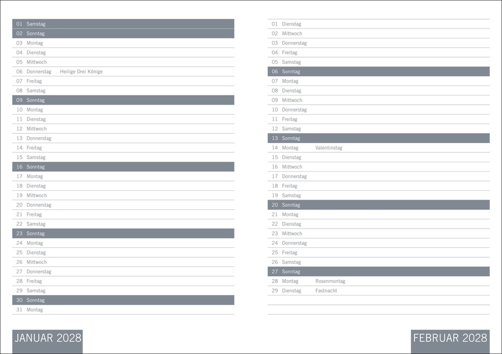 Weitere Ansicht: times&more Petrol Kalenderbuch 2027