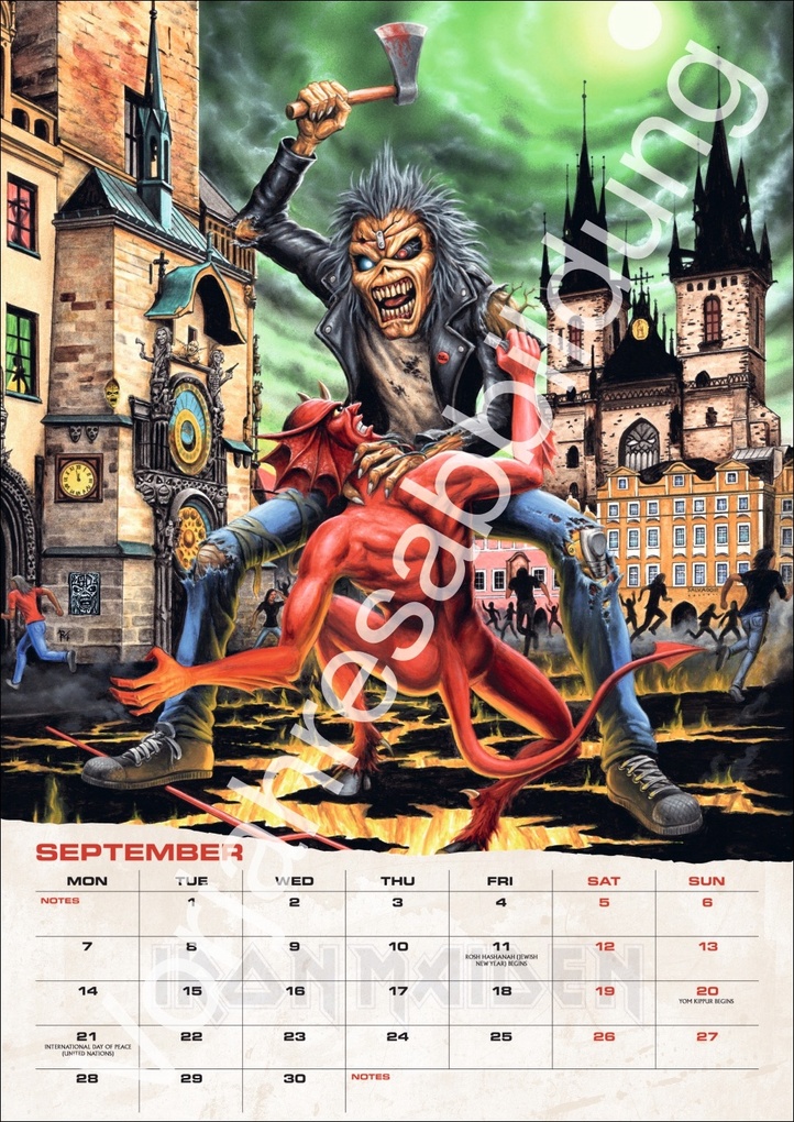 Weitere Ansicht: Iron Maiden Posterkalender 2027