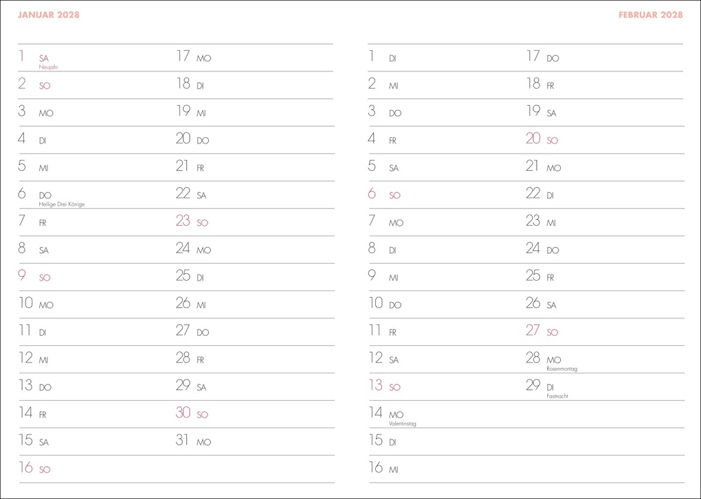 Weitere Ansicht: Lady Terminkalender A6 2027
