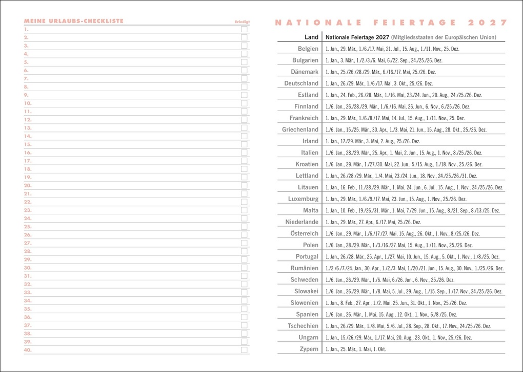Weitere Ansicht: Lady Terminkalender A6 2027