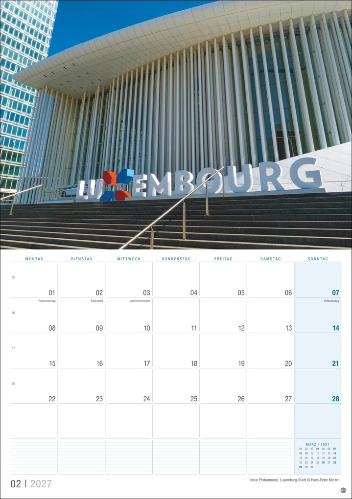 Weitere Ansicht: Luxemburg Planer 2027