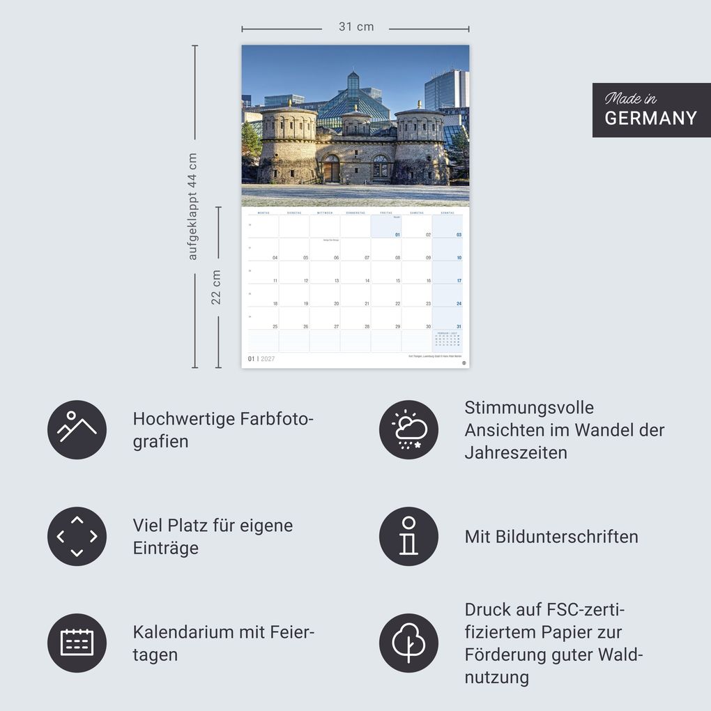 Weitere Ansicht: Luxemburg Planer 2027