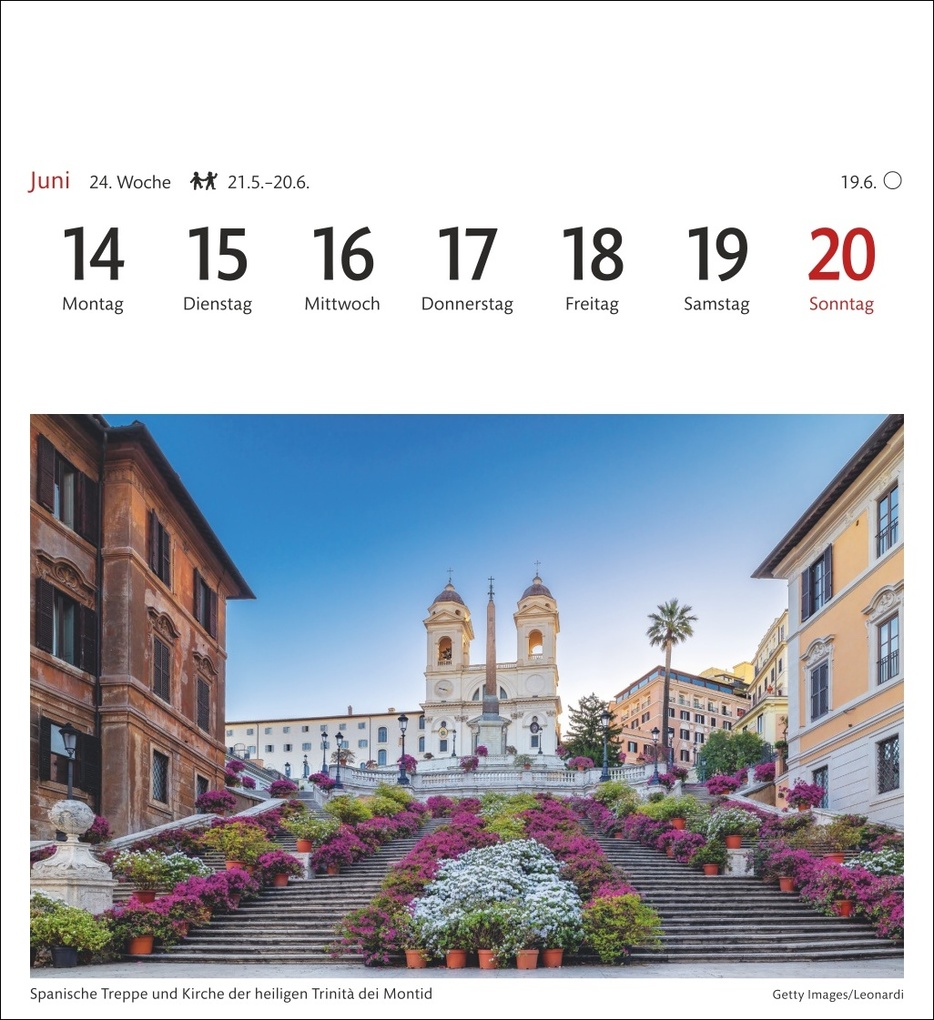 Weitere Ansicht: Rom Sehnsuchtskalender 2027 - Wochenkalender mit 53 Postkarten