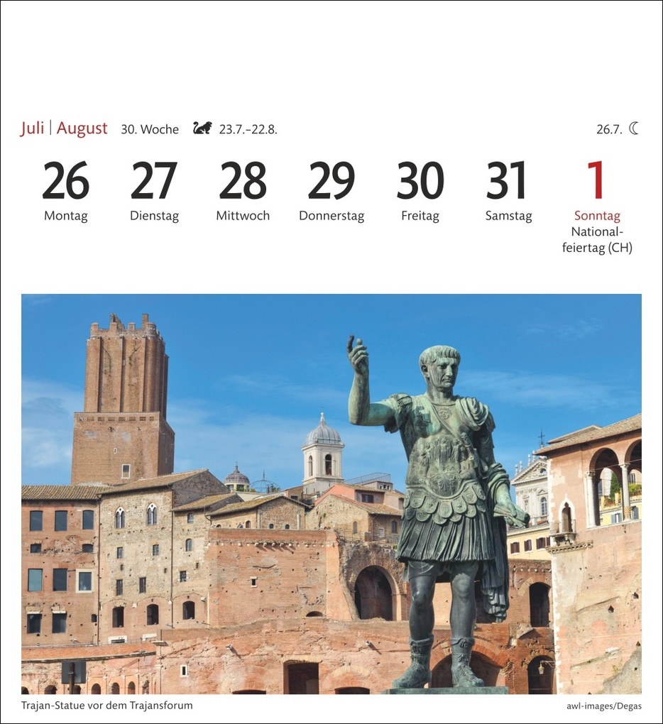 Weitere Ansicht: Rom Sehnsuchtskalender 2027 - Wochenkalender mit 53 Postkarten
