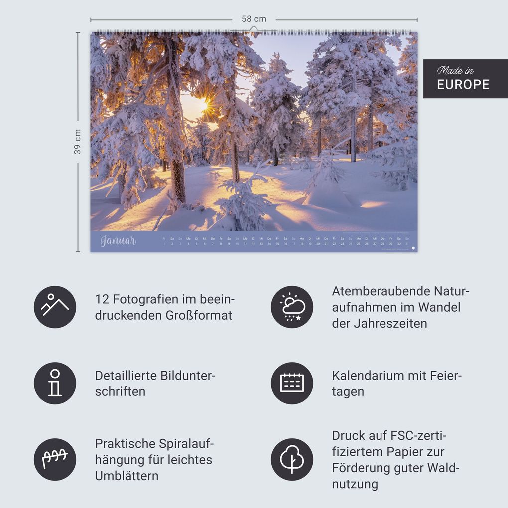 Weitere Ansicht: Zauberwälder Edition Kalender 2027