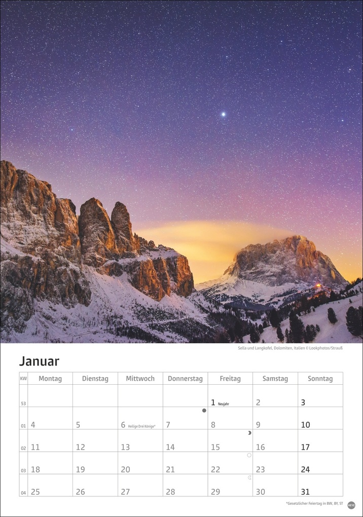 Weitere Ansicht: Alpen Kalender 2027