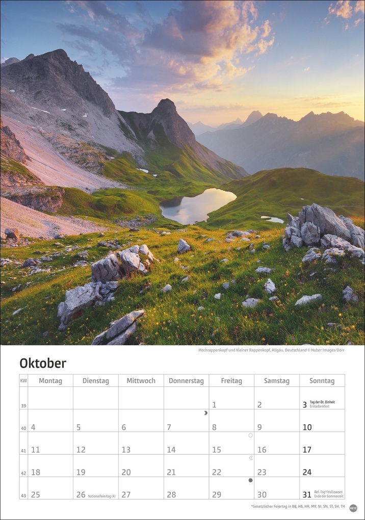Weitere Ansicht: Alpen Kalender 2027