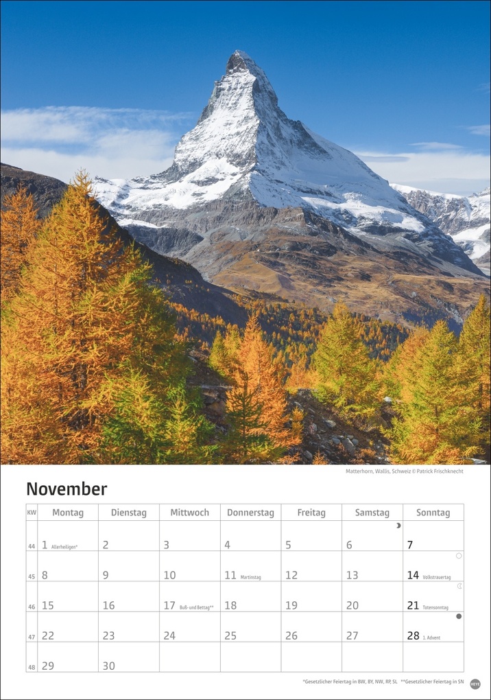 Weitere Ansicht: Alpen Kalender 2027