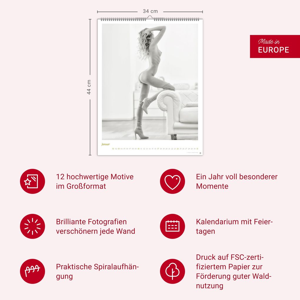 Weitere Ansicht: Backside Posterkalender 2027