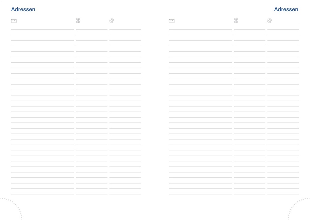 Weitere Ansicht: Wochen-Cheftimer A5, blau 2027