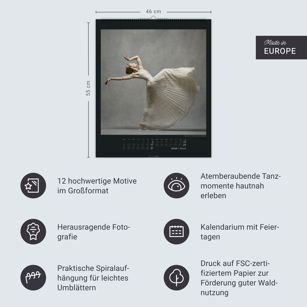Weitere Ansicht: The Art of Movement Kalender 2027