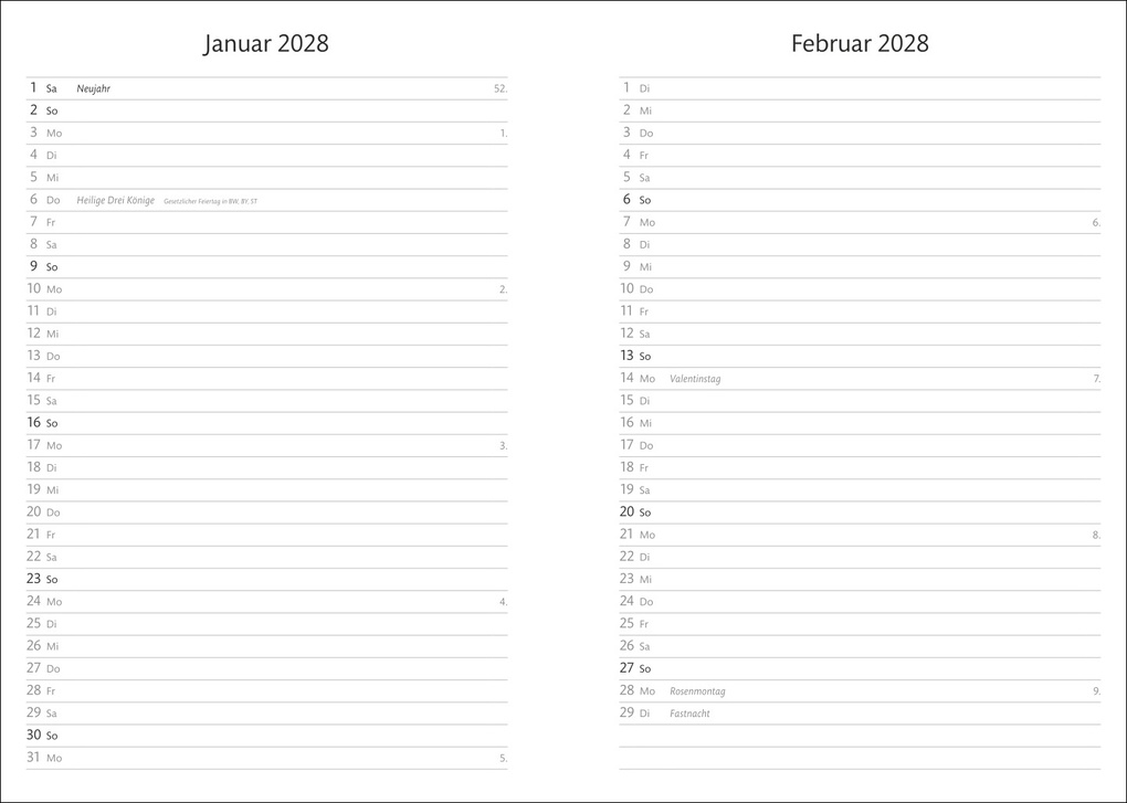 Weitere Ansicht: Kalenderbuch A6 koralle 2027