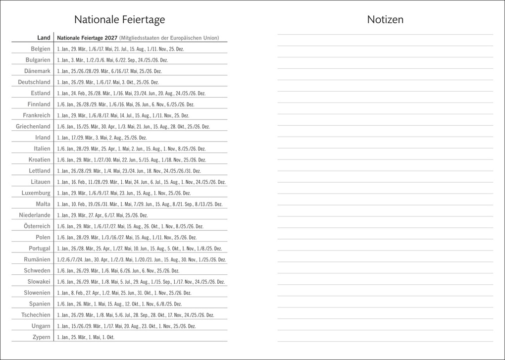 Weitere Ansicht: Kalenderbuch A6 koralle 2027