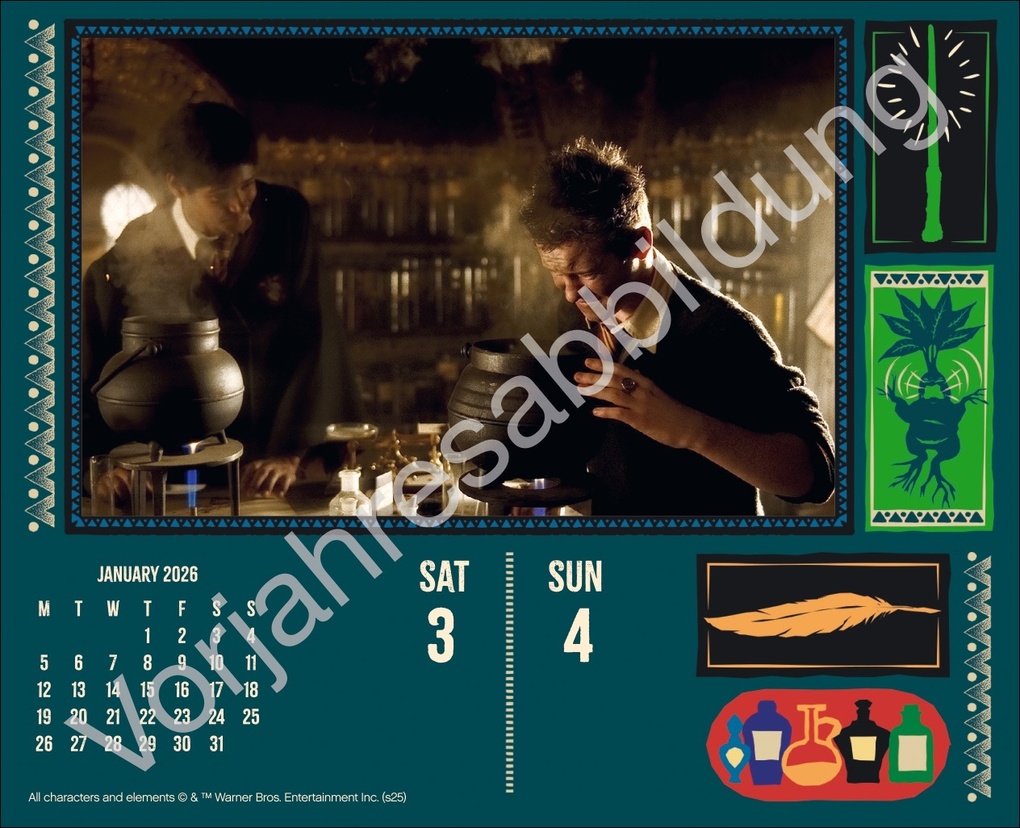 Weitere Ansicht: Harry Potter Tagesabreißkalender 2027