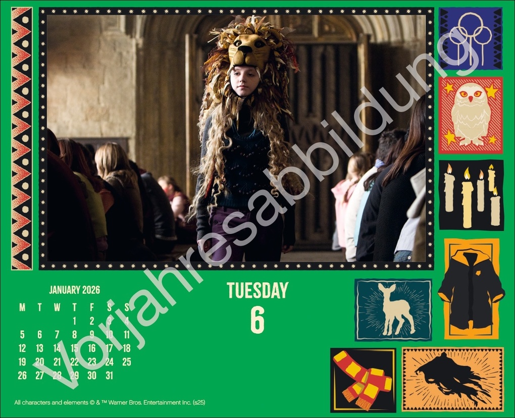 Weitere Ansicht: Harry Potter Tagesabreißkalender 2027