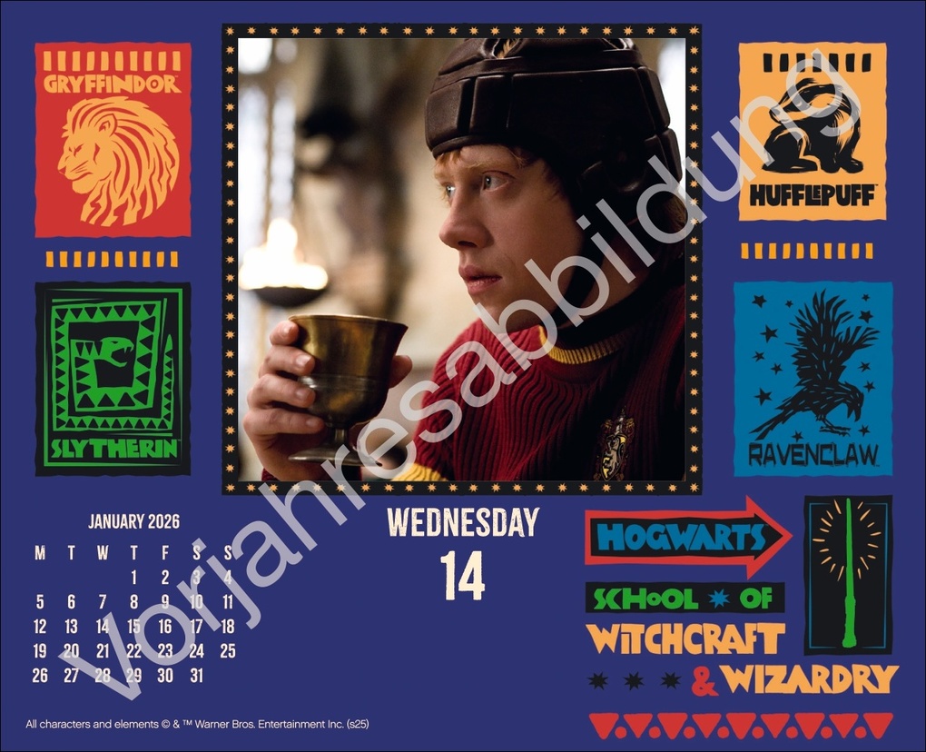 Weitere Ansicht: Harry Potter Tagesabreißkalender 2027