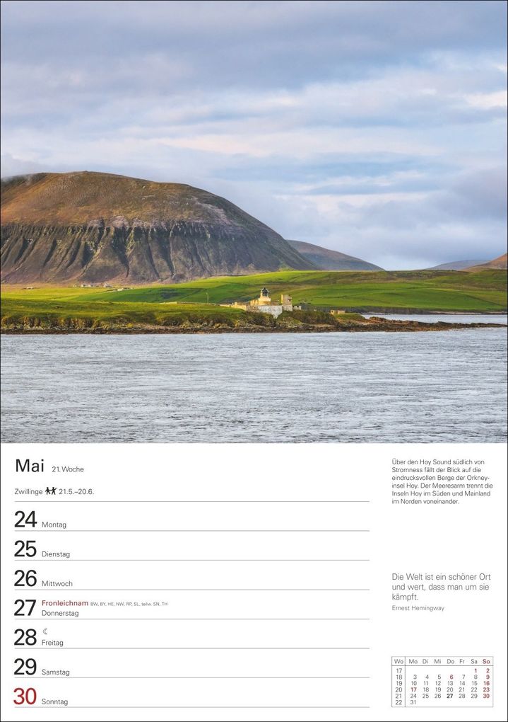 Weitere Ansicht: Schottland Wochenplaner 2027 - Eine Reise in 53 Bildern | Ulrike Issel