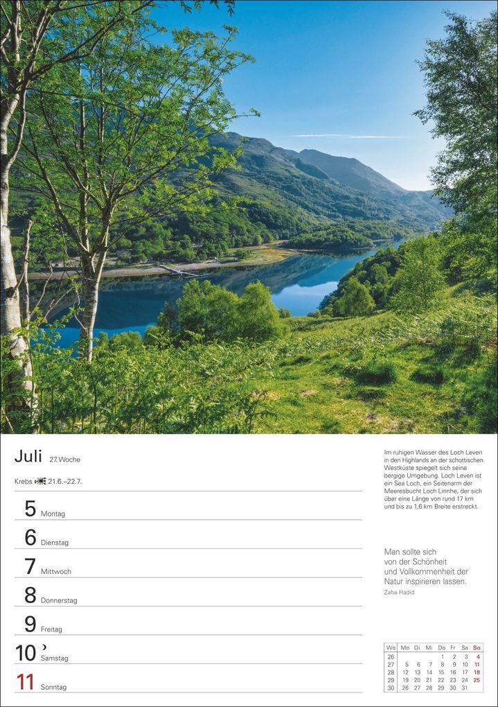 Weitere Ansicht: Schottland Wochenplaner 2027 - Eine Reise in 53 Bildern | Ulrike Issel