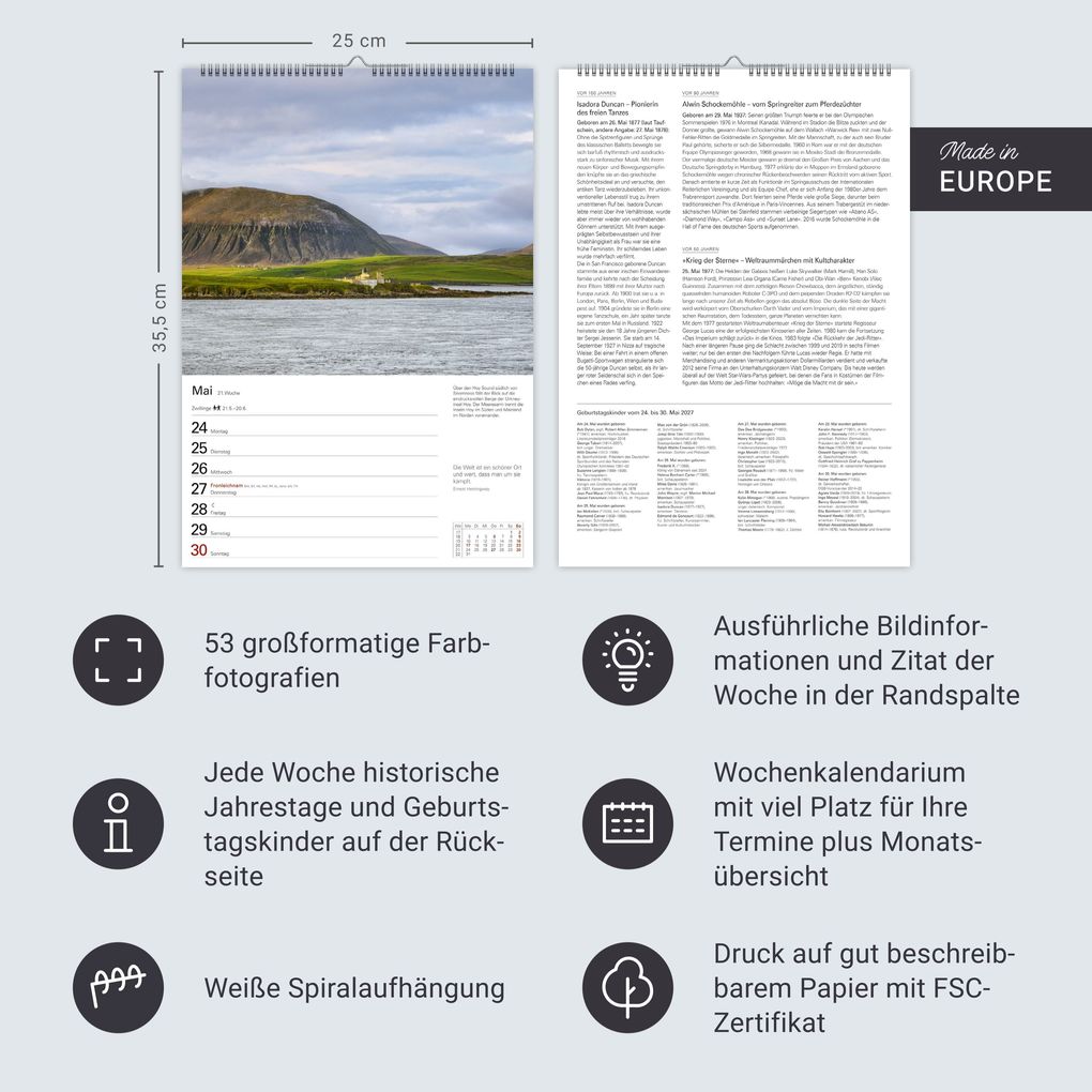 Weitere Ansicht: Schottland Wochenplaner 2027 - Eine Reise in 53 Bildern | Ulrike Issel