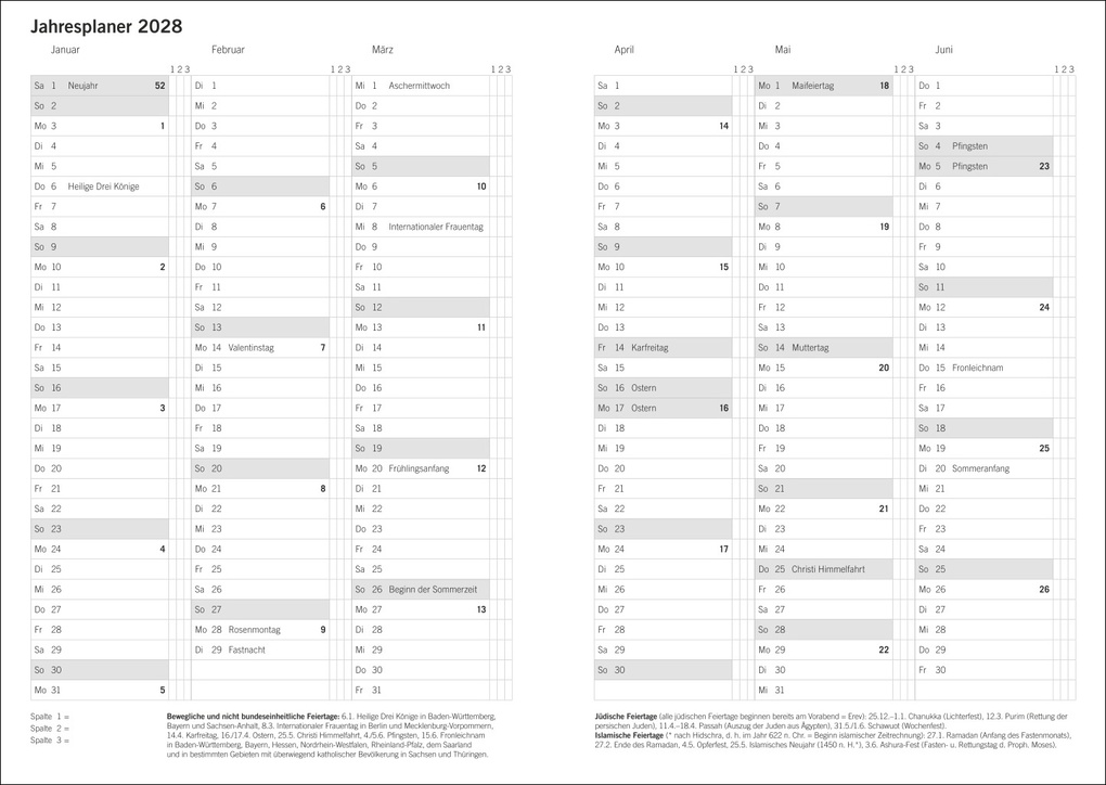 Weitere Ansicht: Terminer A5, Struktur schwarz 2027