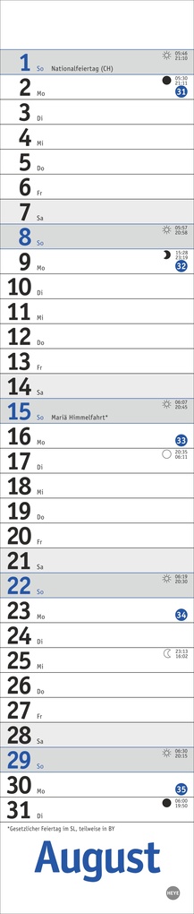 Weitere Ansicht: Langplaner mini, blau 2027