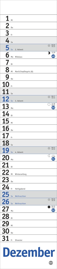 Weitere Ansicht: Langplaner mini, blau 2027