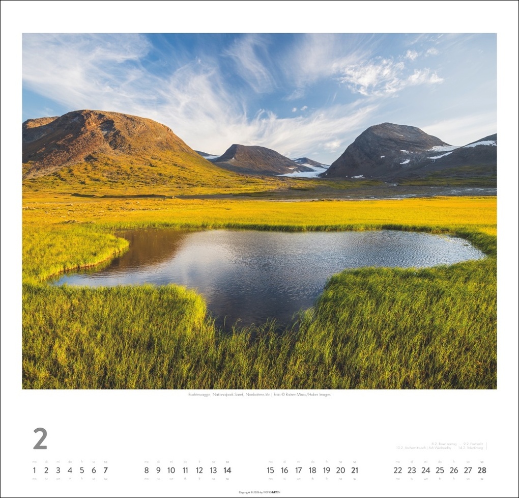 Weitere Ansicht: Schweden Kalender 2027 - Licht und Wasser