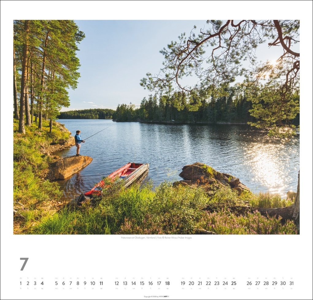 Weitere Ansicht: Schweden Kalender 2027 - Licht und Wasser