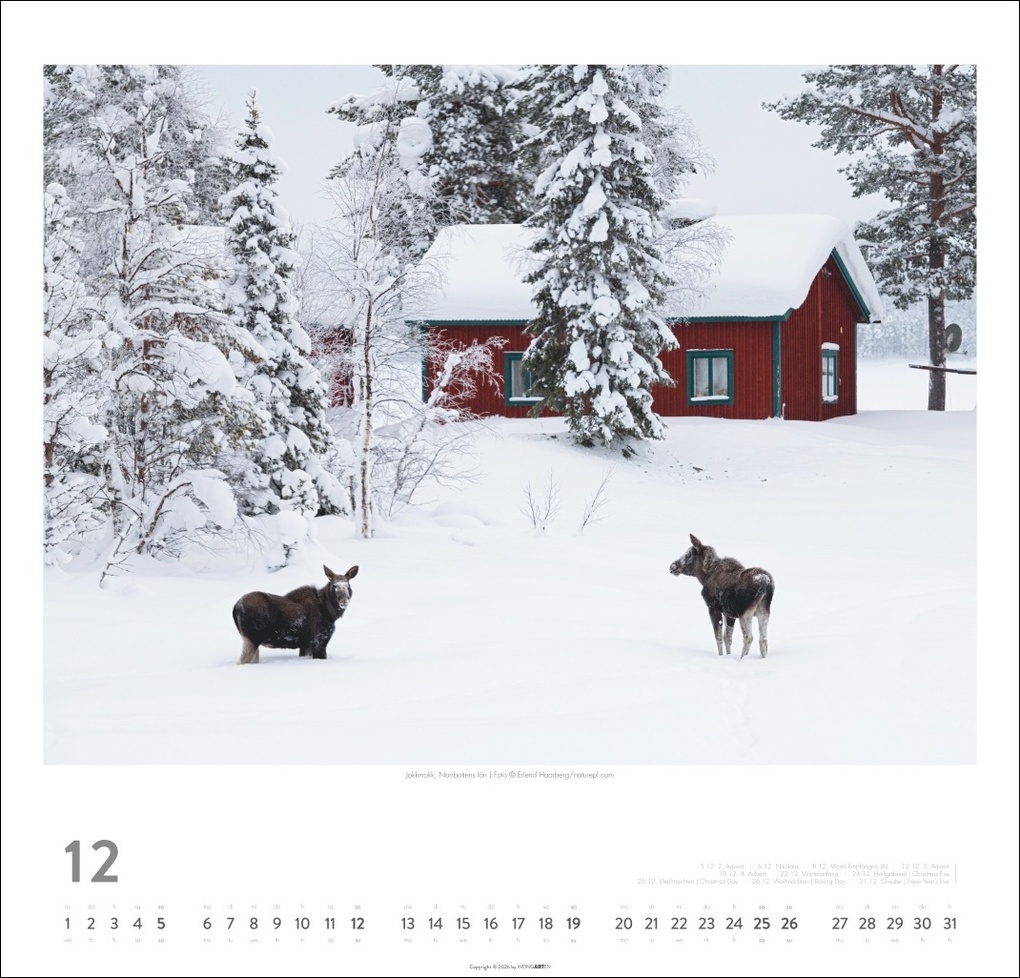 Weitere Ansicht: Schweden Kalender 2027 - Licht und Wasser