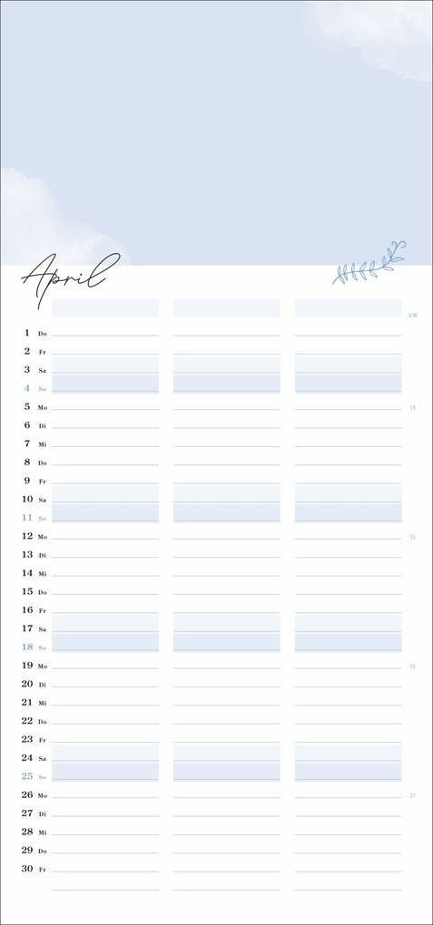 Weitere Ansicht: Kreativ-Planer für zwei Glücksmomente 2027