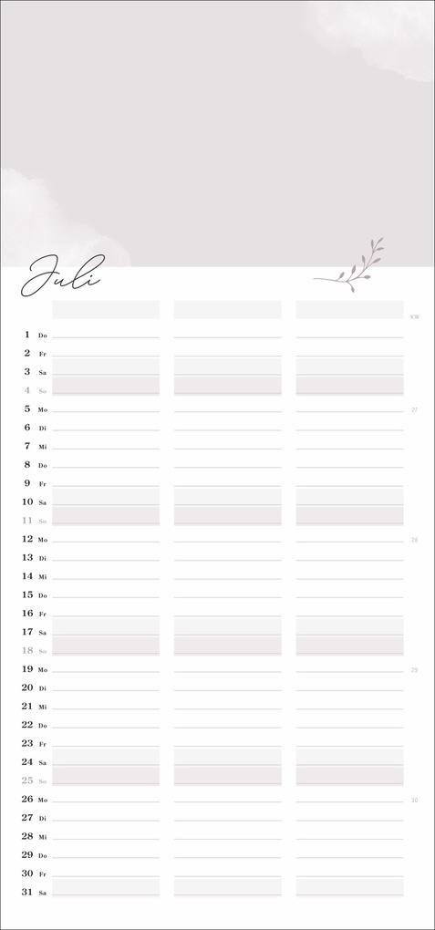 Weitere Ansicht: Kreativ-Planer für zwei Glücksmomente 2027