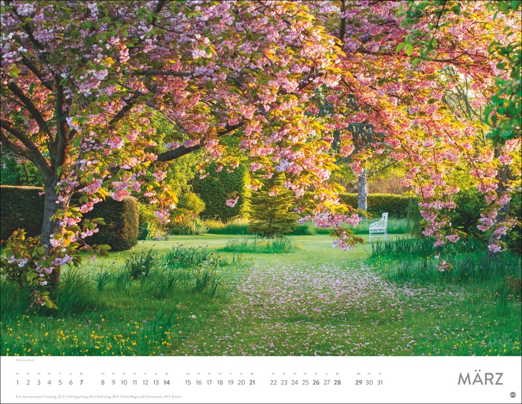 Weitere Ansicht: Gartenparadies Posterkalender 2027