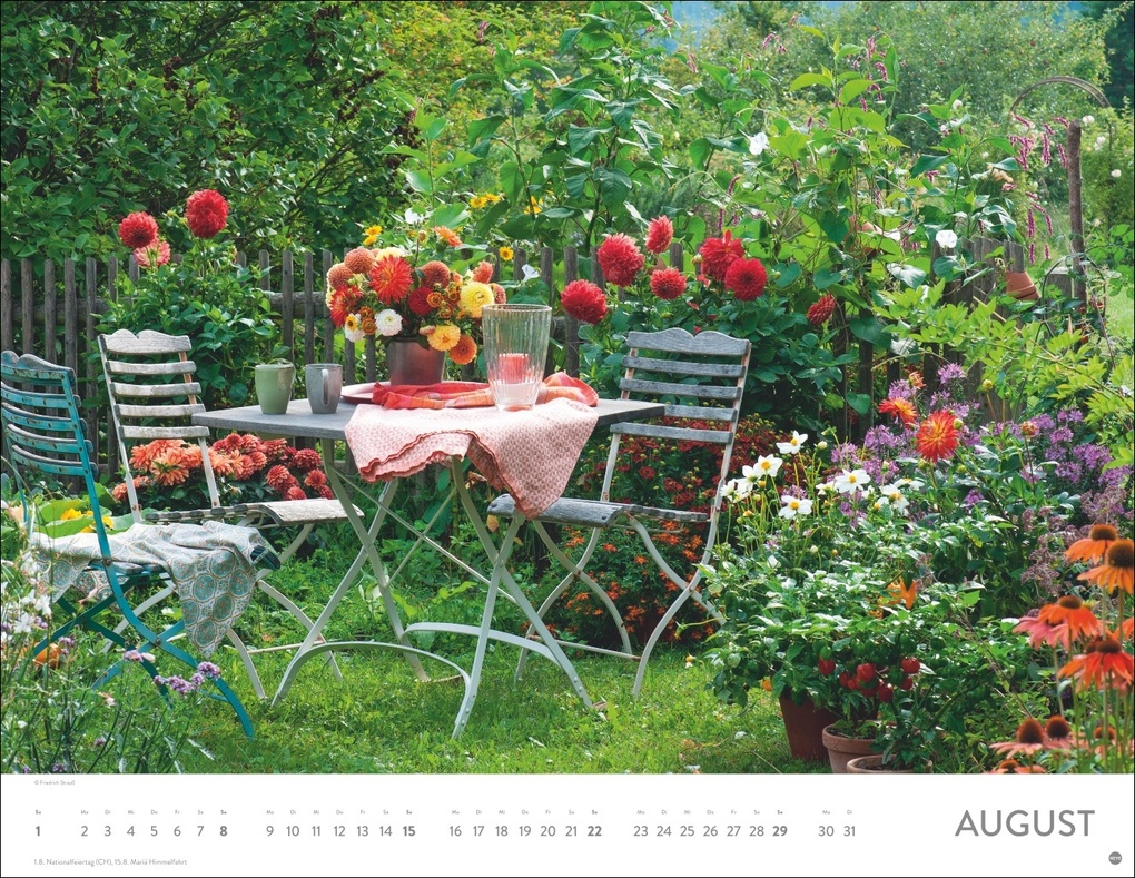 Weitere Ansicht: Gartenparadies Posterkalender 2027
