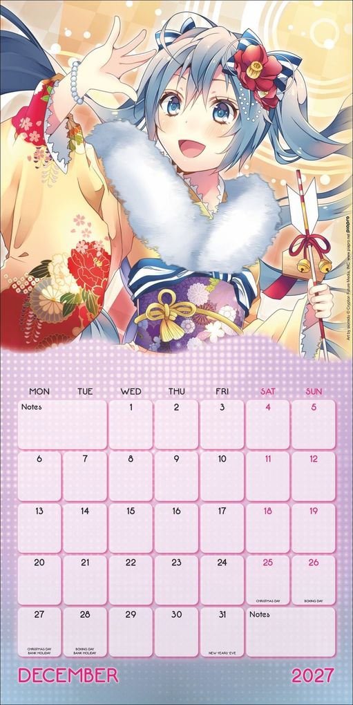 Weitere Ansicht: Hatsune Miku Broschurkalender 2027