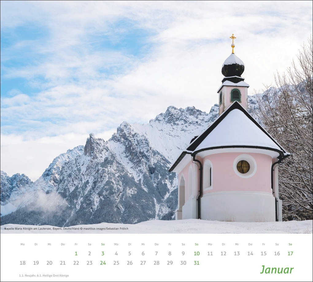 Weitere Ansicht: times&more Alpen Bildkalender 2027