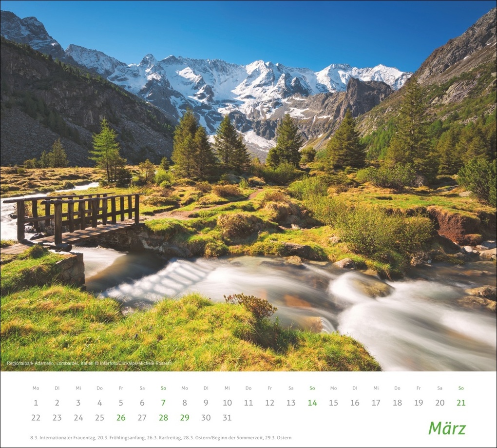 Weitere Ansicht: times&more Alpen Bildkalender 2027