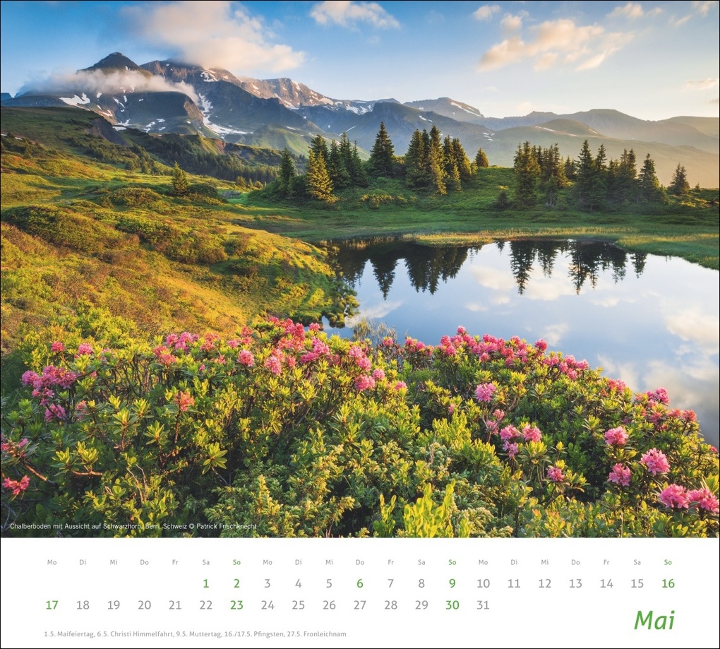 Weitere Ansicht: times&more Alpen Bildkalender 2027