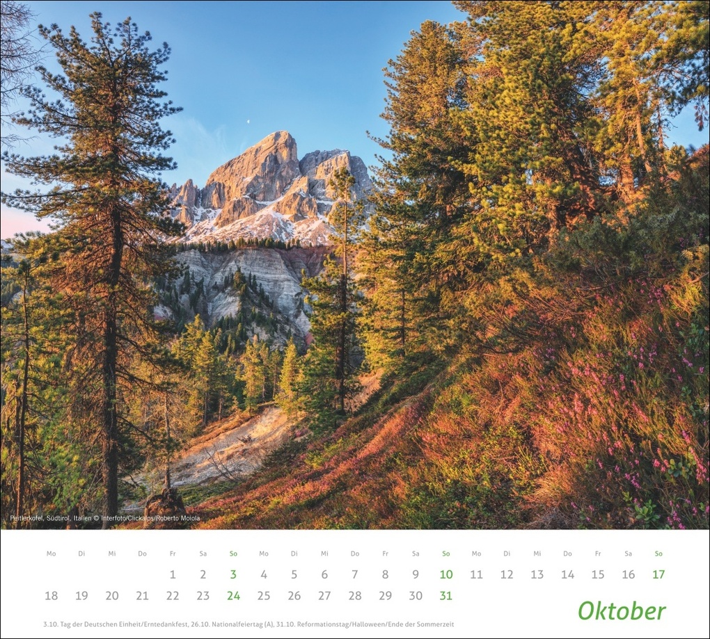 Weitere Ansicht: times&more Alpen Bildkalender 2027